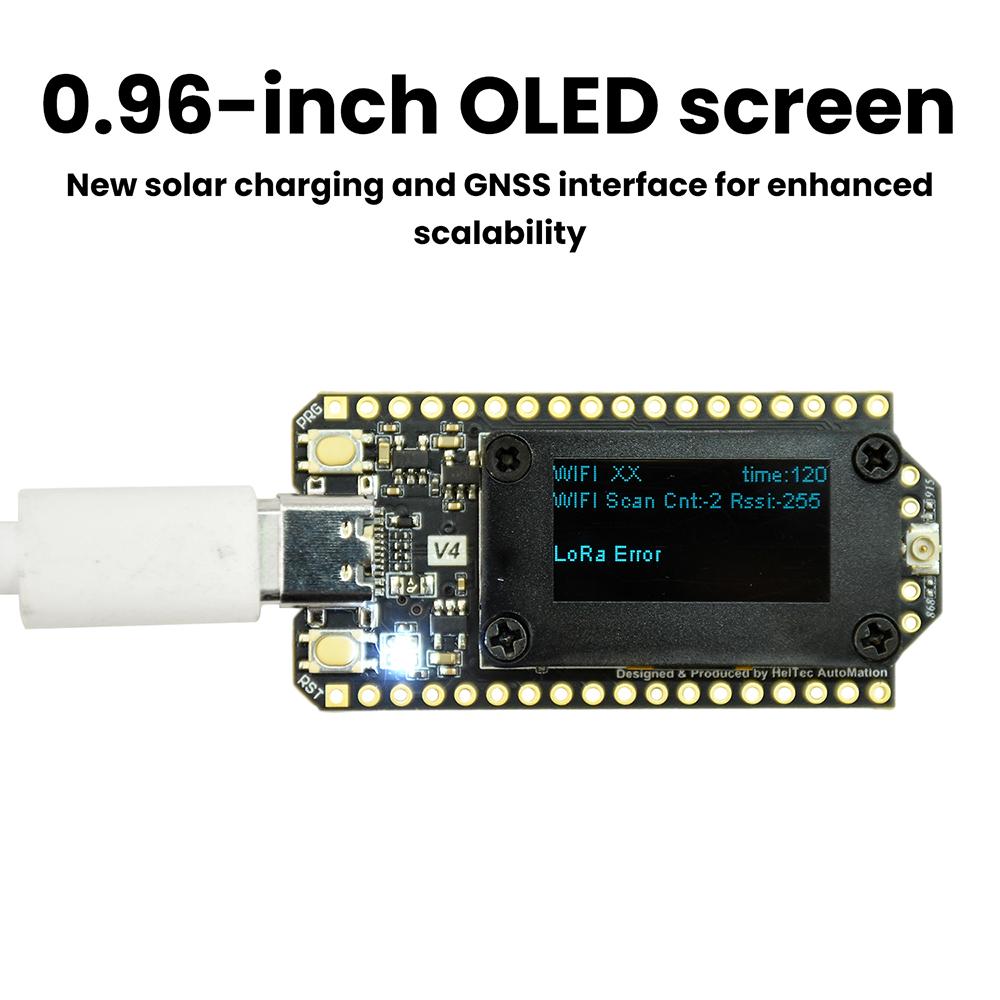 WiFi LoRa 32 V4 ESP32 Bluetooth WIFI Development Board 0.96" OLED ESP32-S3R2 Low-power IoT Development Board 863-928MHz Type C