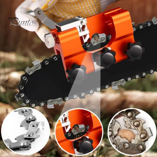 Точилка для бензопилы с гаечными ключами Компактный размер Портативный набор приспособлений для заточки зубов бензопилы с ручным управлением