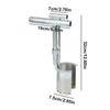 1/2Pcs Metal Handheld Garden Barrel Transplanter Agricultural Puncher Plant Flowers Diging Seedlings Artifact Planting Tools