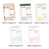 Easy Tear-off To Do List Notepad Portable Schedule Writing Pads A5 Agenda Planner  Office Supplies