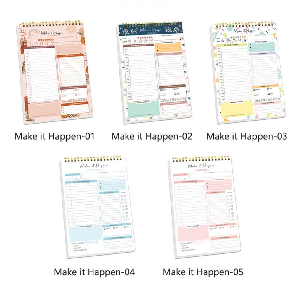 Easy Tear-off To Do List Notepad Portable Schedule Writing Pads A5 Agenda Planner Office Supplies