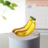 Cute Crystal Fruit Figurine Cartoon Desktop Fruit Ornaments Simulation Banana Ornaments  Kitchen