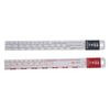 Standard Paint Ruler Paint Mixing Tool Ruler Paint Tool Black/R-ed Suitable for Cars Steel Ruler Paint Tool