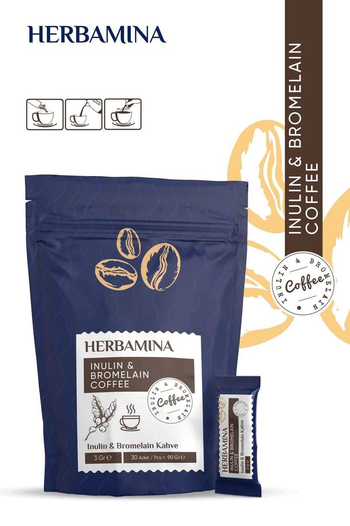 Инулин и бромелайн Кофе диетический кофе Инулин является источником клетчатки.. Помогает регулировать пищеварительную систему