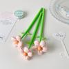 3D Floral Flower Gel Pen Fabric Flower Decorative Writing Pen Durable Ballpoint Pen  Students