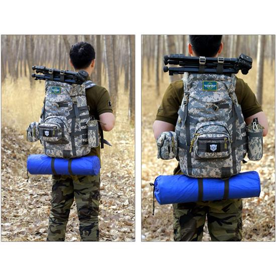 60L 3D Nylon Outdoor Sport Military Tactical Climbing Mountaineering Camping Hiking Trekking Bag