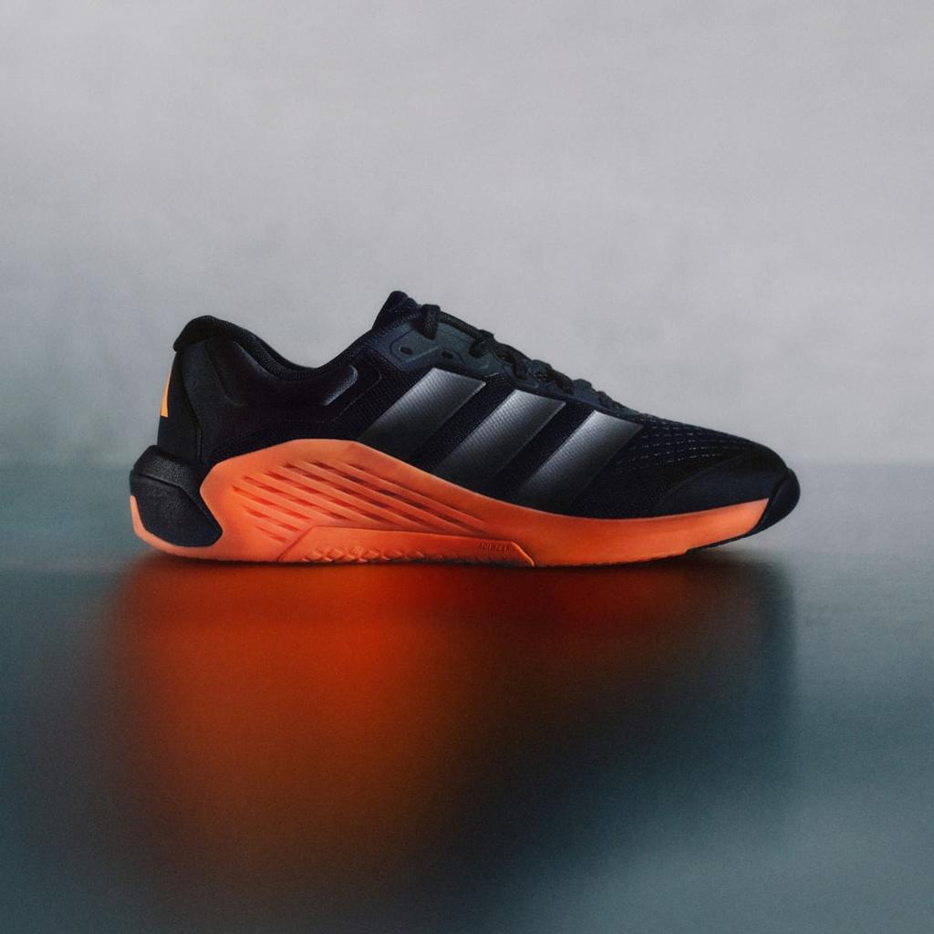 adidas Dropset 4 Training JR4677 Men's Performance Sports Shoes Core Black / Aurora Onix / Lucid Orange
