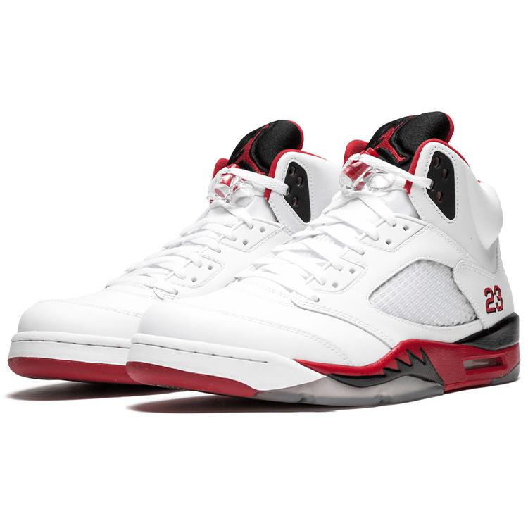 Jordan 5 Ретро Огненно-красный Черный Язык 2013 136027-120