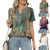 Женская футболка с коротким рукавом, элегантная повседневная рубашка, весенне-летний наряд, струящиеся плиссированные топы с круглым вырезом спереди, летние топы