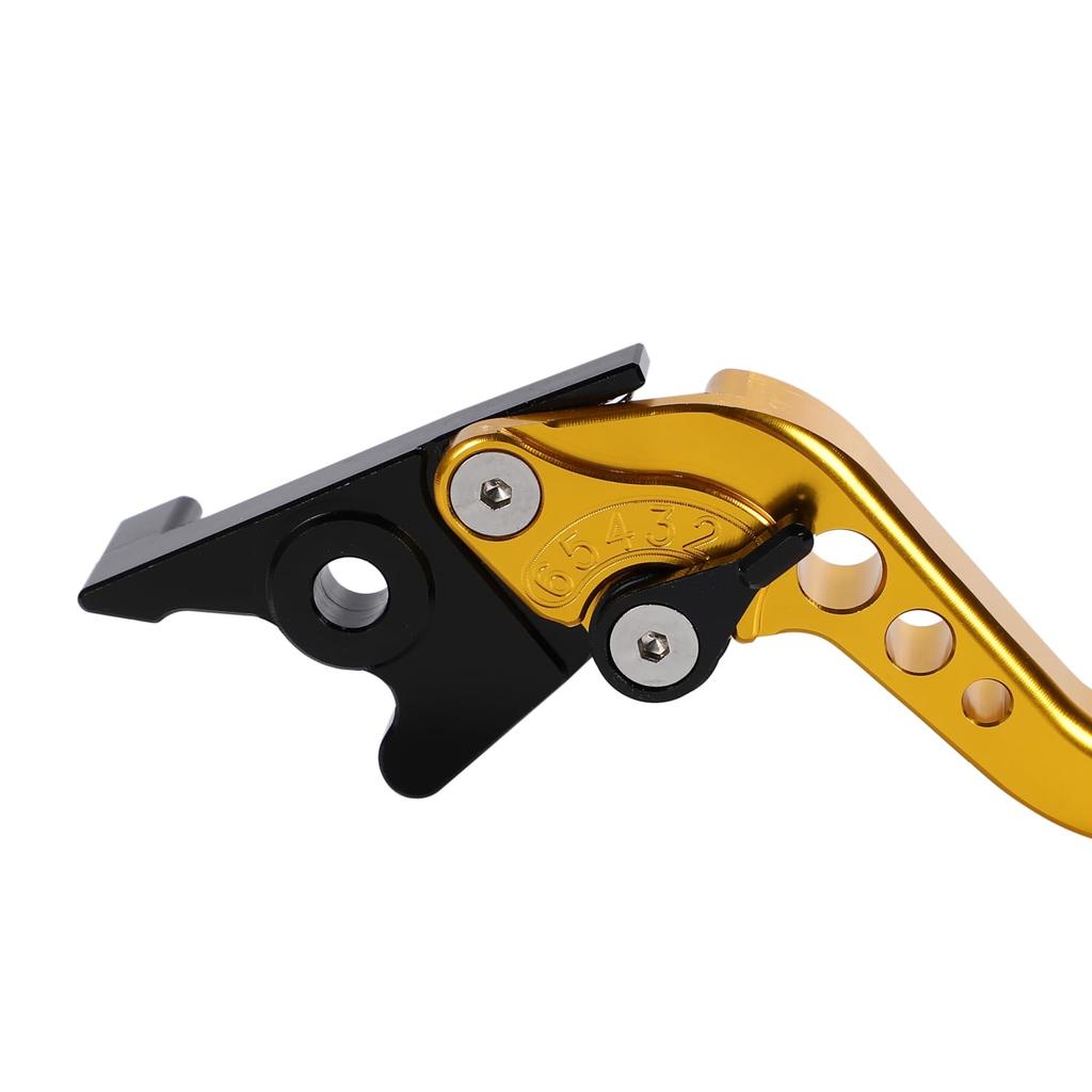 nakira Brake Clutch Lever Set Ninja250 Ninja400 Z250 Z400 Versis-X250 (Gold)