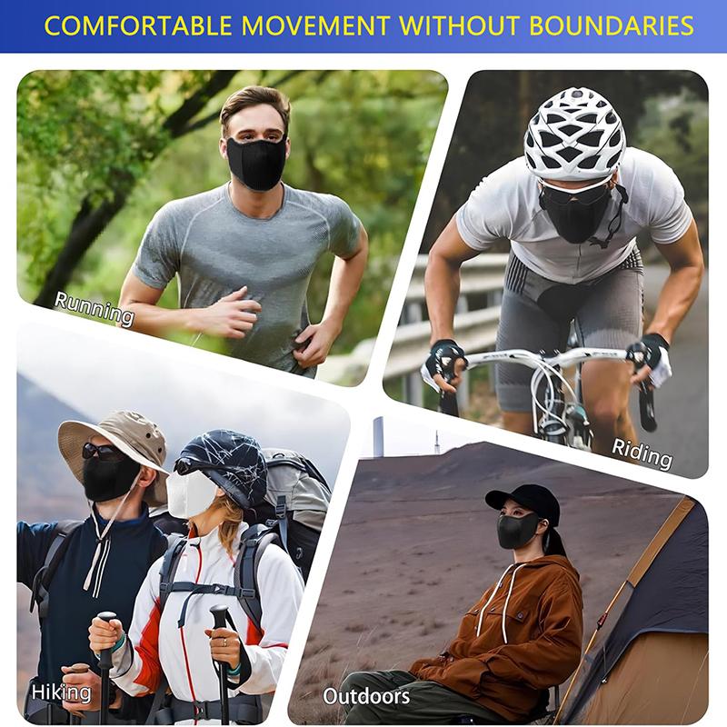 Дышащая спортивная маска для лица, моющаяся, ветрозащитная, защита от солнца, УФ-щиток для лица для мужчин, женщин, для велоспорта, бега, гольфа, пеших прогулок
