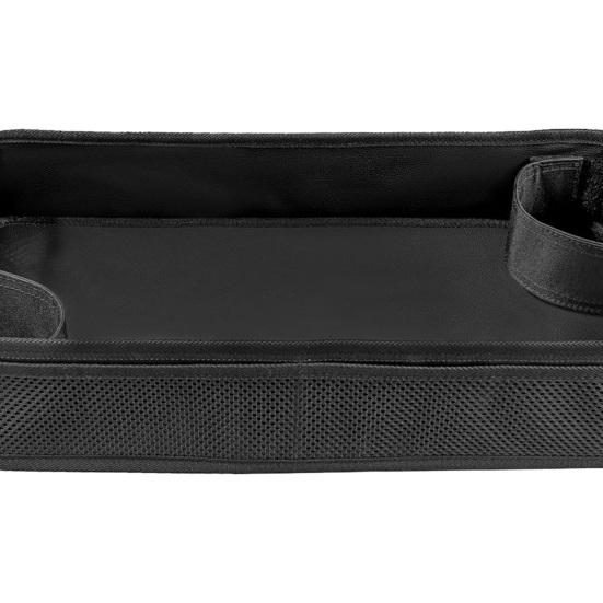 Детский поднос для коляски Wonderfold W1/W2/W4 с 2 подстаканниками, множеством сетчатых карманов, большой вместимостью, пристегивающимся креплением, детский органайзер для автомобиля, перекус в коляске