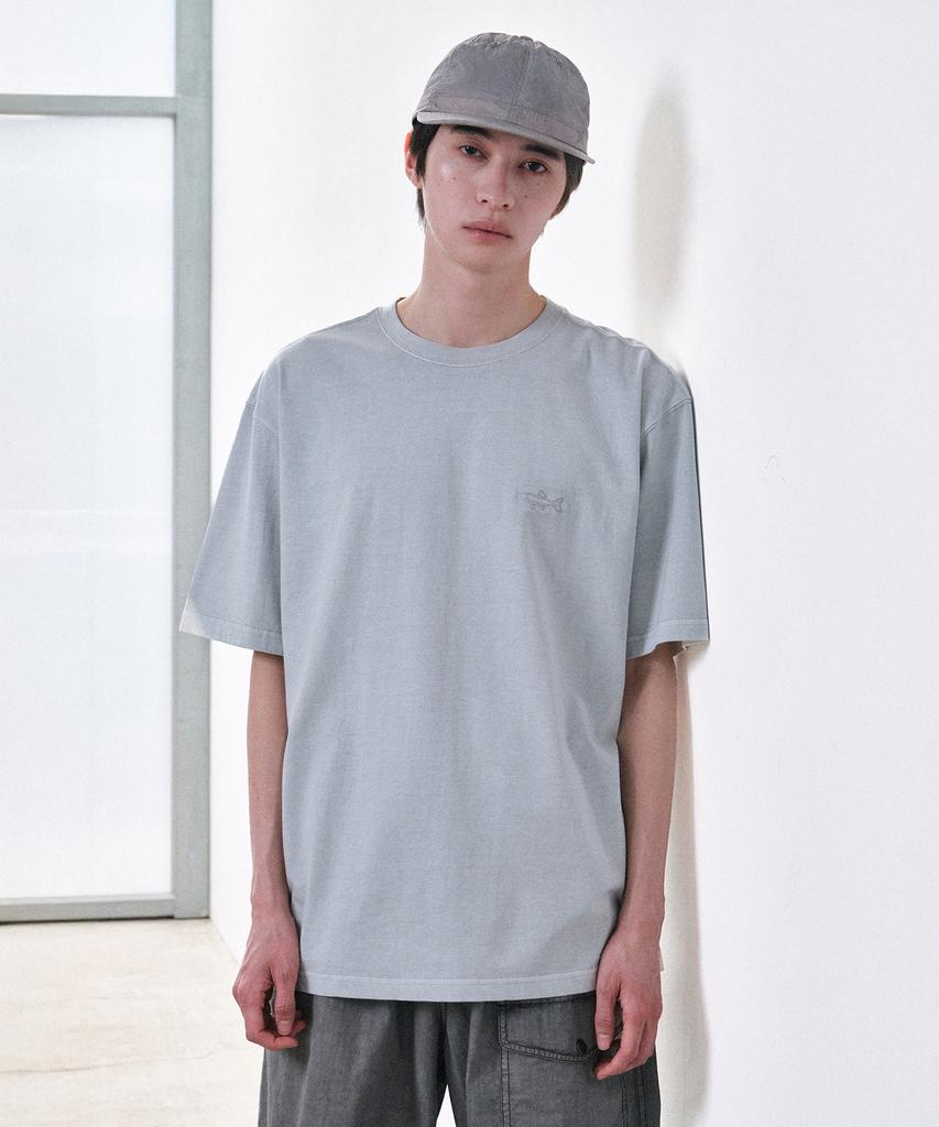 HELEMENT Uo Pigment Short Sleeve T-Shirt (L/Grey)