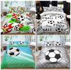 Роскошный комплект постельного белья для дома, спортивный футбольный пододеяльник и наволочка, простыня/двуспальная кровать, полный размер, 2/3 предмета домашнего украшения