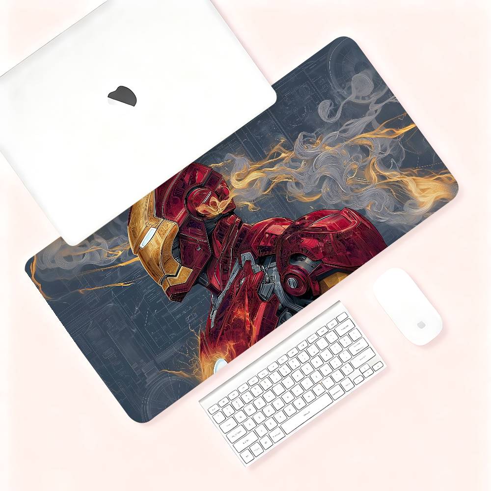 TV I-Irons Mans Mouse Pad Computer Mat Deskpad Laptop Keyboard Mat Office Large Landscape Mousepad