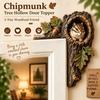 Modern Door Corner Pendant Wooden Animal Door Sign Gate Top Decoration Owl Door Frame  Gift