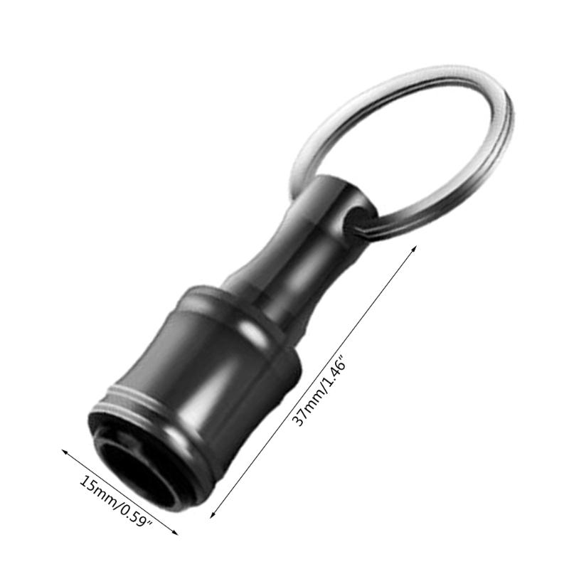 Набор инструментов с держателем отвертки, 6 шт., шестигранные брелки с брелоками, переходниками для гаек и зажимом для ремня, быстроразъемные крепления