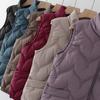 Women's New High-necked Vest Women's Large-size Vest Winter Cotton Jacket Vest