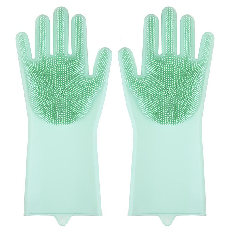 Чистящие перчатки для ухода за домашними животными, шампунь для купания, перчатки для собак и кошек, скребок, волшебное средство для мытья посуды, губка, силиконовая перчатка для удаления волос