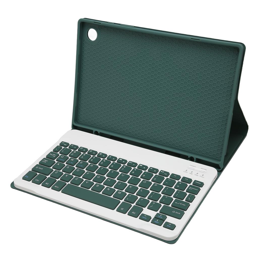 Tablet Keyboard Case for Galaxy Tab A8 10.5in 2022 Detachable Wireless Bluetooth Tablet Keyboard TPU Case Dark Green