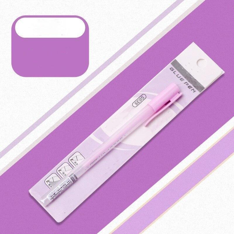 1 шт., быстросохнущая клейкая ручка ярких цветов, ручной твердый клей-карандаш, студенческий справочник, клей высокой вязкости «сделай сам», офисный клей