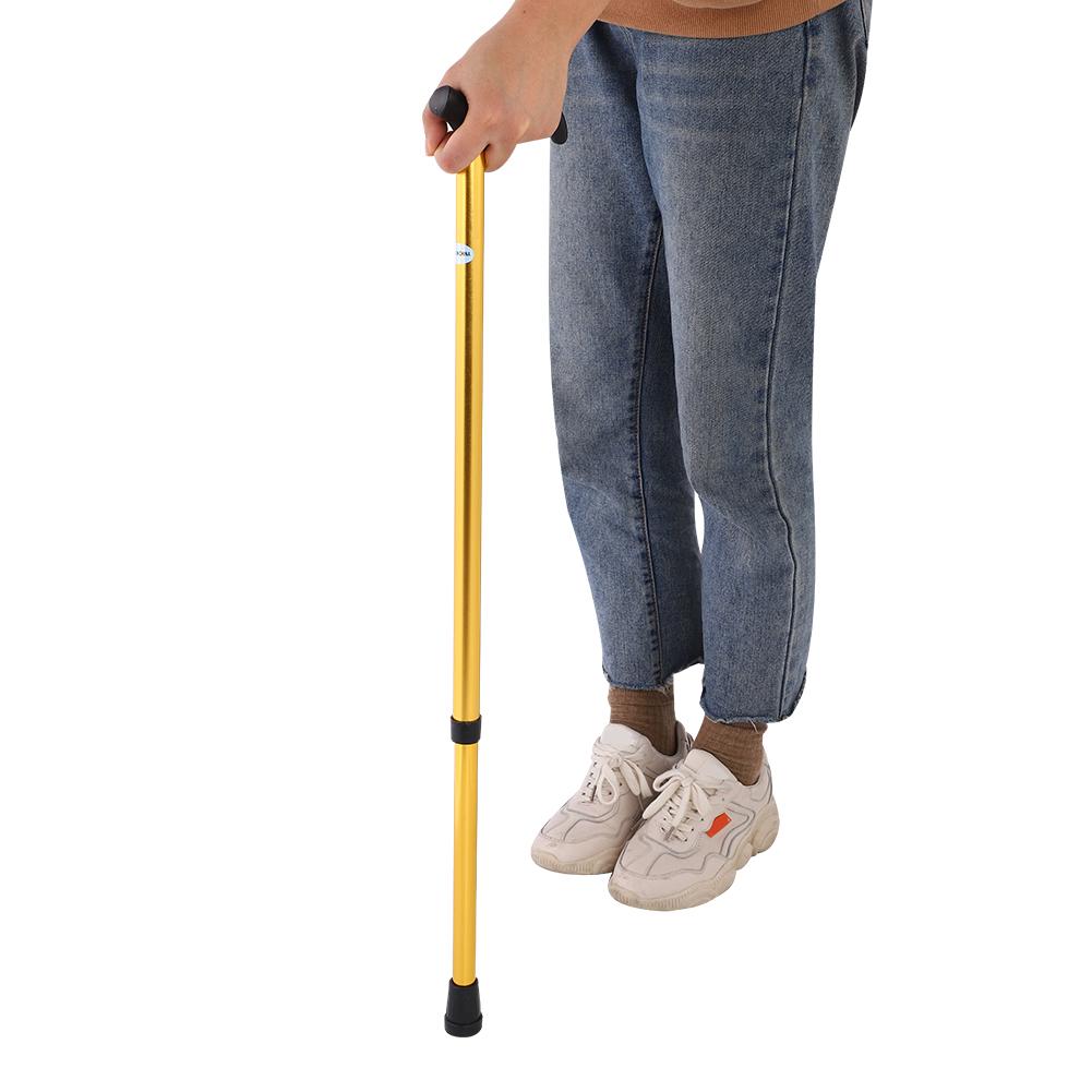 Телескопическая сверхлегкая противоскользящая трость из алюминиевого сплава для ходьбы