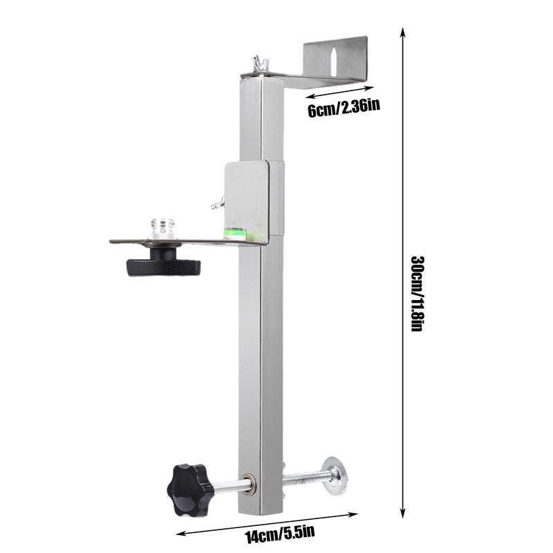 Выравнивающий настенный кронштейн, сверхпрочный, из нержавеющей стали, с зажимом, для плотников, электриков, профессионалов