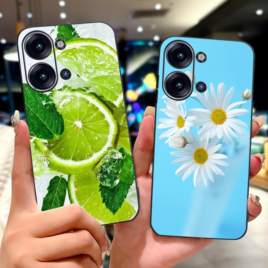 Чехол для Itel P40 Plus P683L Милый Кот Счастливая Рыба Кои Расписная Крышка Мягкий Силиконовый Чехол для Телефона Для Itel P40 P 40 P662L ItelP40 P40+ Сумки