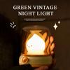 Candle Night Light Cute Kerosene Lamp Desktop LED Decorative Light USB Rechargeable Night Light Bedroom Creative Children's Gift