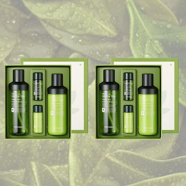 Tony Moly The Moist Green Tea Moisture Набор из 2 предметов корейская косметика