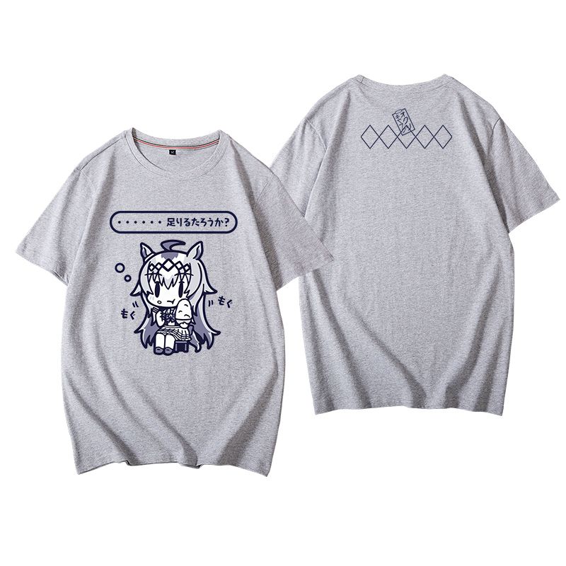 Anime Oguri Cap Unisex Autumn T-Shirt Harajuku Vintage Short Sleeve Loose Oversized Casual Fitness Comfortable Y2k Kawaii Top