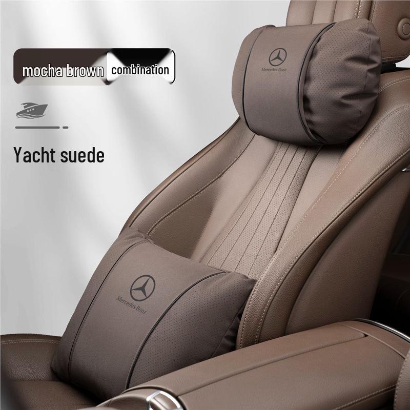 Compatible with Mercedes Headrest Maybach Neck Support: Fits S-Class, E-Class, C-Class, GLE, GLC, GLB, GLS.