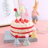 10 шт./набор мини-шапочек для выпечки торта, вставка для выпечки 1:12 Миниатюрная шапка для кукольного домика, шапочка для медведя на день рождения, шапочка для волос, рождественская шапка, декоративная игрушка для сцены