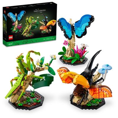 LEGO Идея Коллекция насекомых Игрушки Подарок на день рождения Блок Рождество Мужчины Женщины Животные Существа Интерьер Стильный 21342