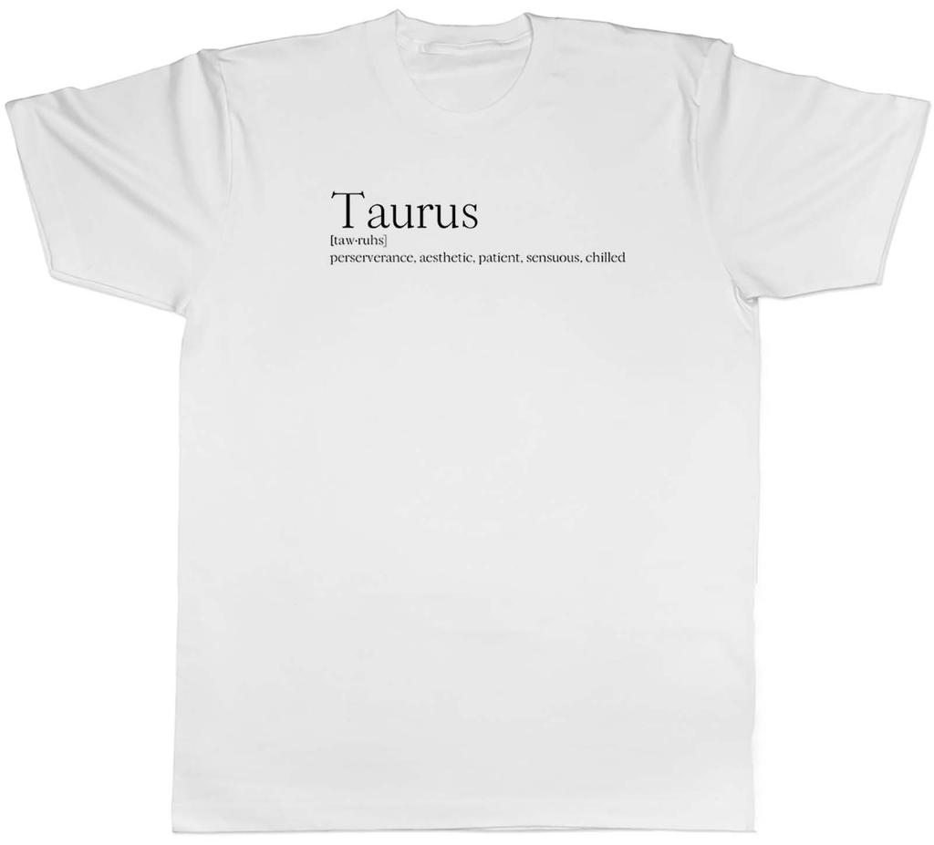 Zodiac Definition Taurus Unisexs Unisex TShirt Tee Gift