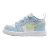 Кроссовки Air Jordan 1 Low Alt SE TD Half Blue для малышей Sail White Vapor-Green IB7120-403