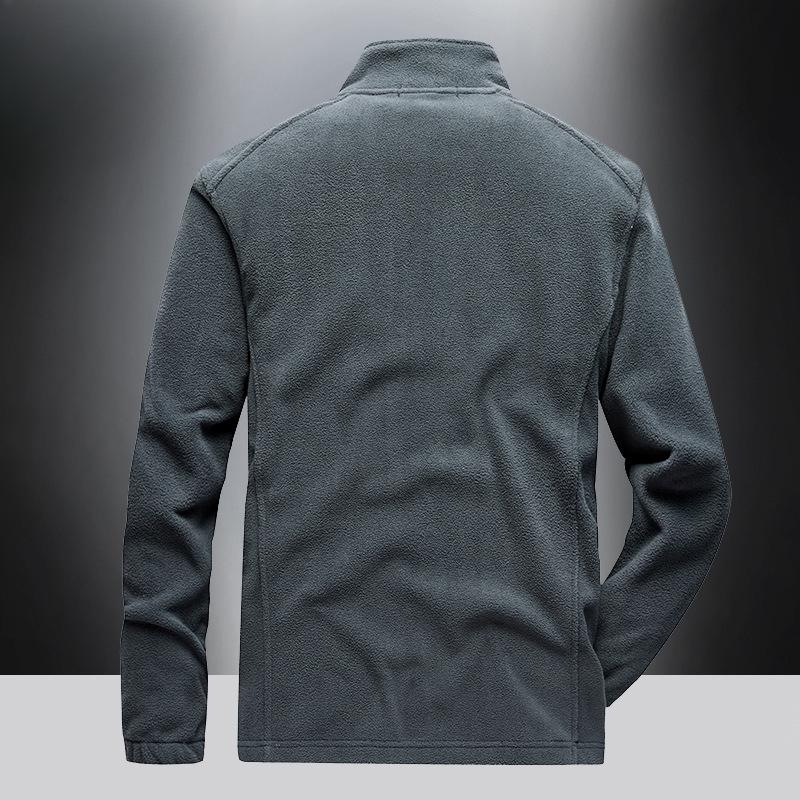 Осенняя и зимняя одежда для активного отдыха из флиса Мужская флисовая ветрозащитная кардиганная дышащая куртка Куртка Куртка мужская