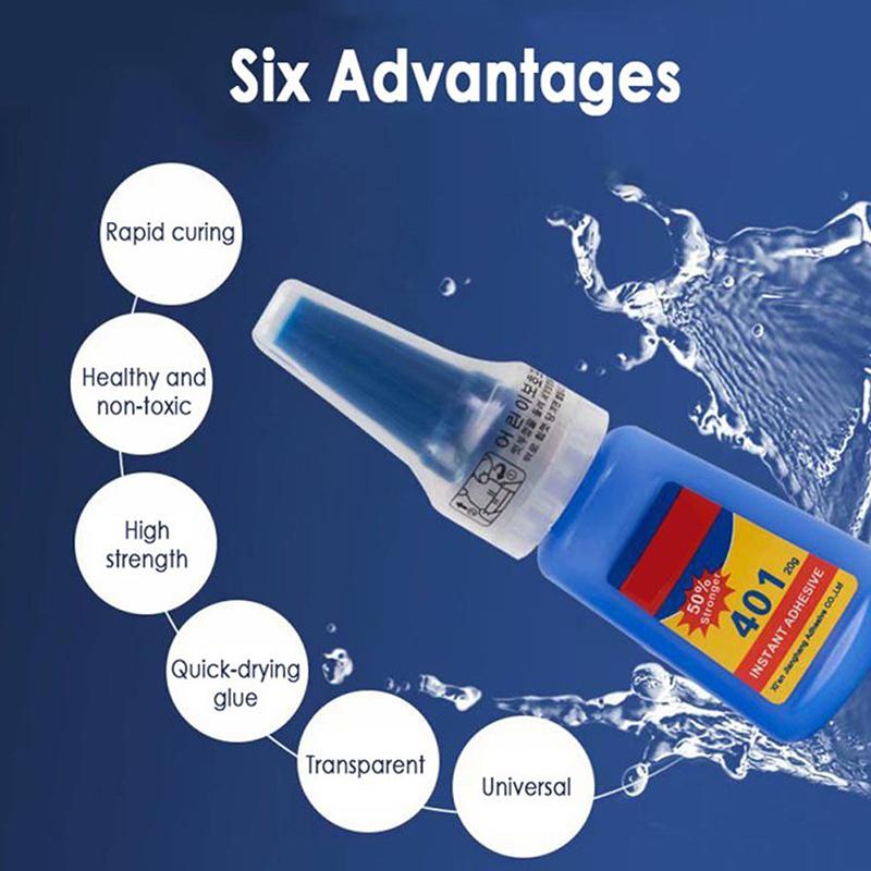 Stronger 401 Super Glue 20 мл Бутылка Мгновенный Быстрый Клей Многофункциональный Клей Фиксации
