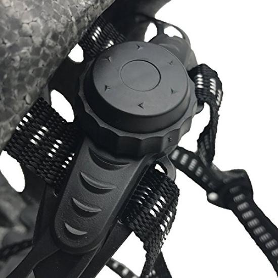 Kufun Road Bike for Adults and Cycling Helmet, Adjustable, Unisex, (Black)