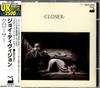 CD JOY DIVISION - Closer 25CY3102 Factory 1990 Japan Rock Used