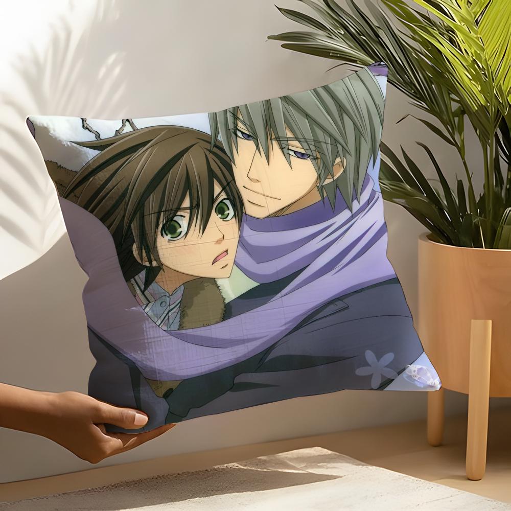 Junjou Romantica Pillow Case Linen Cushion Covers For Decorative Sofa Home Pillows Case Car Chair Pillows Cases