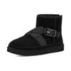 UGG Classic Novelty Series Warm Non-Slip Quick Buckle Short Snow Boots Men Boots Black 1135013-BLK