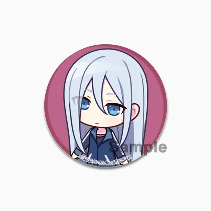 32/44/58mm Hatsune Miku Brooches On Backpack Cosplay Cartoon Badge Saki Tenma Honami Mochizuki Enamel Pins Accessories Gift Jewelry