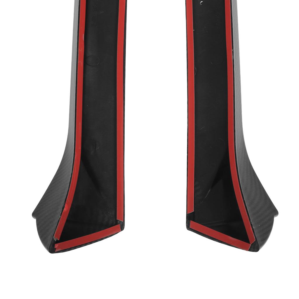 2PCS Rear Window Side Splitter Wing Exterior Trim Left Right Replacement for SEAT 5F FR Mk3 MK3.5 2013‑2021