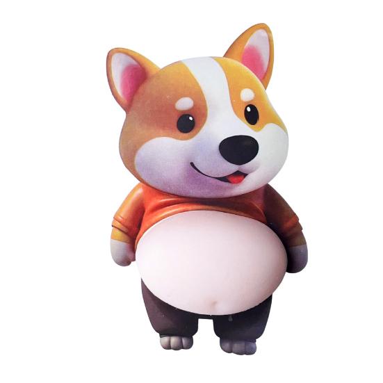 Игрушка для снятия стресса Высоковязкий клей Удаление без следов Двусторонний Пинч Сквиз Наклейка против столкновений Силикон