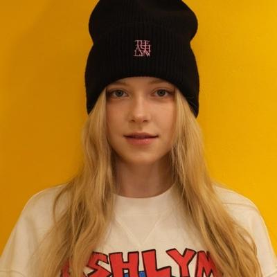 ШАПКА БИНИ С ЛОГОТИПОМ ASHLYNN [УНИСЕКС]_ТЕМНО-СИНИЙ