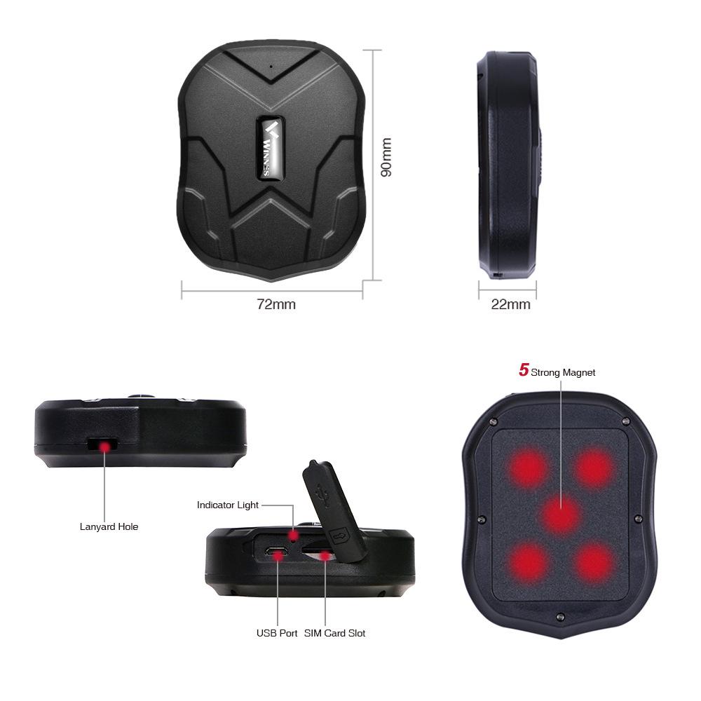 TK905B Waterproof GPS Tracker with Strong Magnet and 10,000mAh Battery.