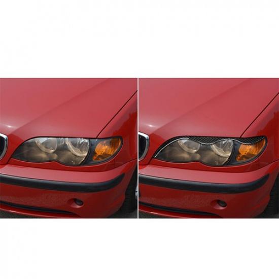 Накладки на фары из углеродного волокна для BMW 3 серии E46 1998-05