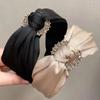 Knot Headband For Women Girls Solid Color Satin Hairband Versatile Hair Hoop Exquisite Hair Accessories Gifts