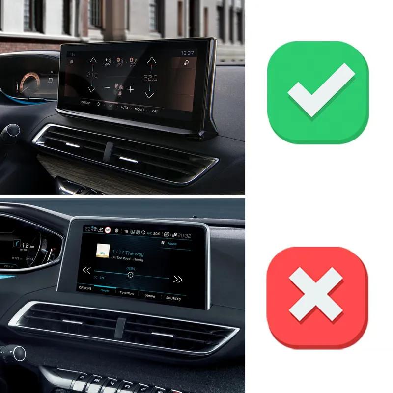 Автомобильный держатель для мобильного телефона для Peugeot 3008 - Набор держателей для GPS-кронштейна, навигационного экрана автомобиля Легкая установка Аксессуары